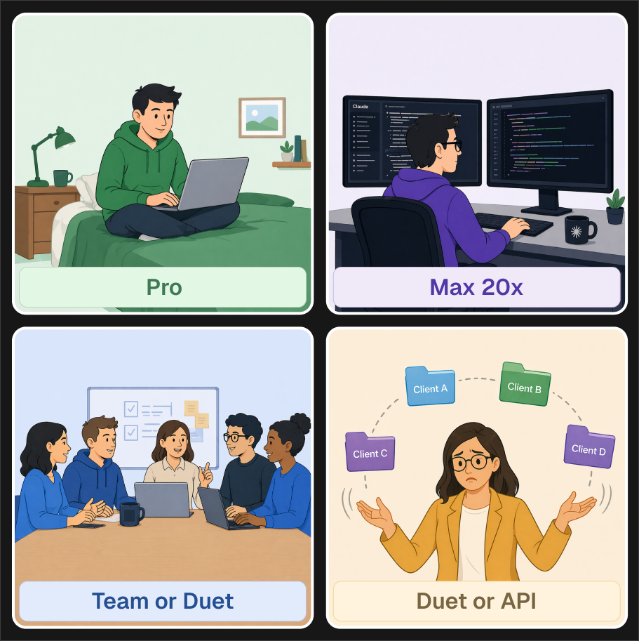 Which Claude Code plan fits which buyer